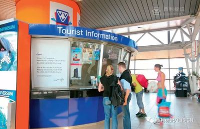 國外標識案例欣賞 海牙旅游咨詢中心信息亭的視覺敘事